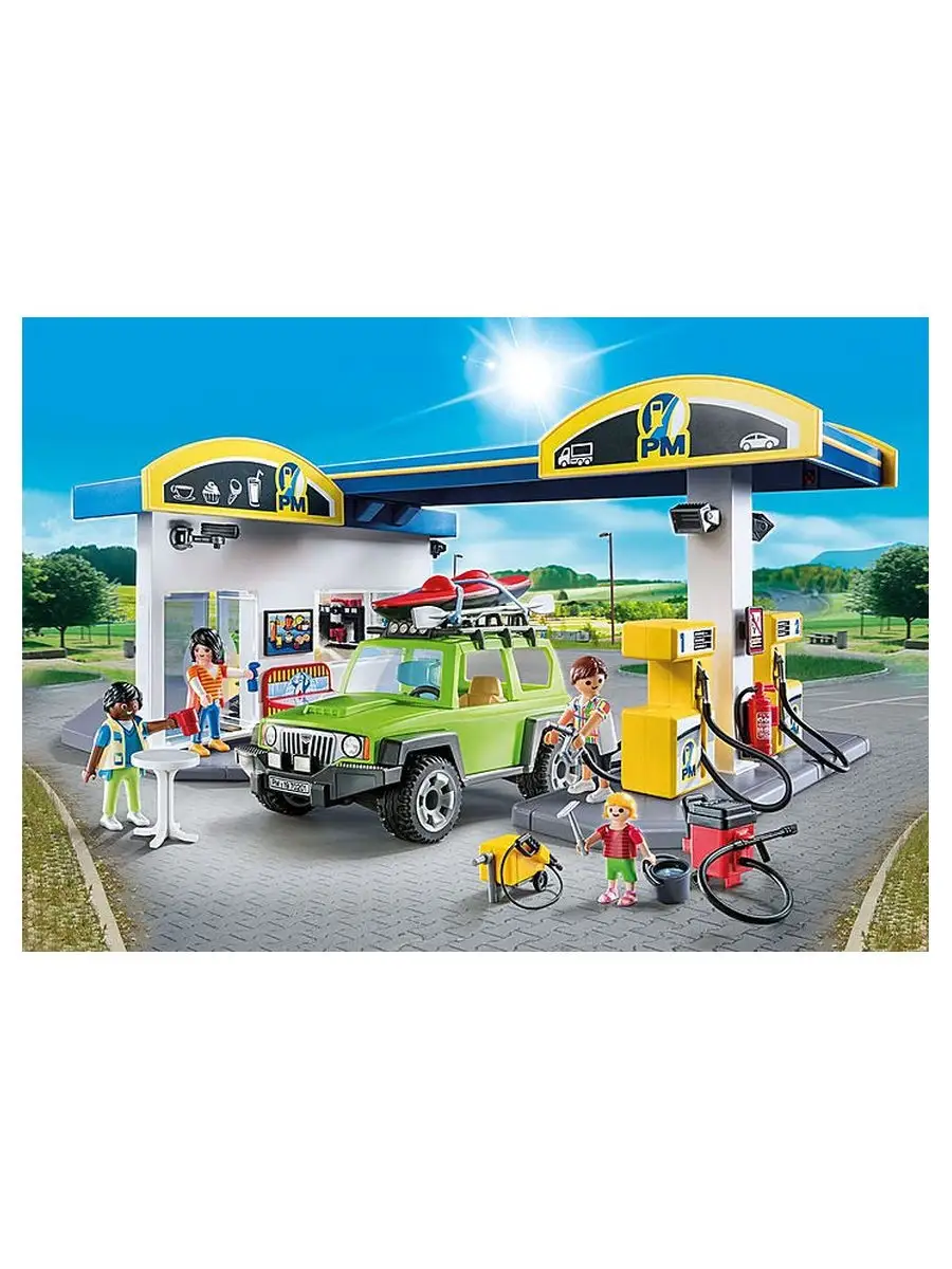 City Life: Заправочная станция Playmobil 27654930 купить в  интернет-магазине Wildberries