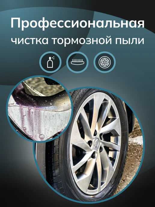 DETAIL Набор Очиститель дисков и кузова автомобиля с щеткой, 500 мл, фото 2