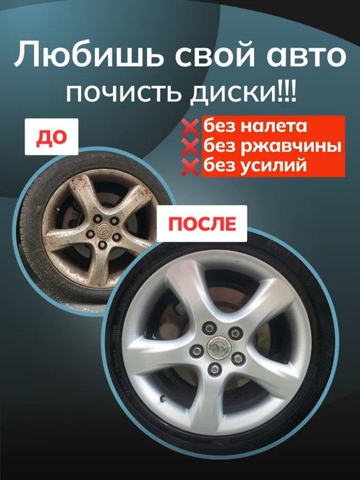 DETAIL Набор Очиститель дисков и кузова автомобиля с щеткой, 500 мл, фото 3