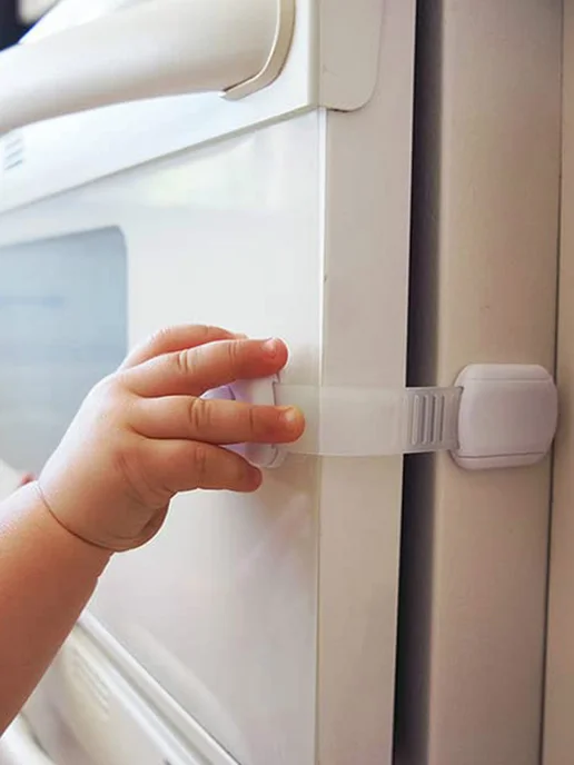 ChildLock Замок блокиратор от детей на мебель, белый, в упаковке 150 г, фото 5