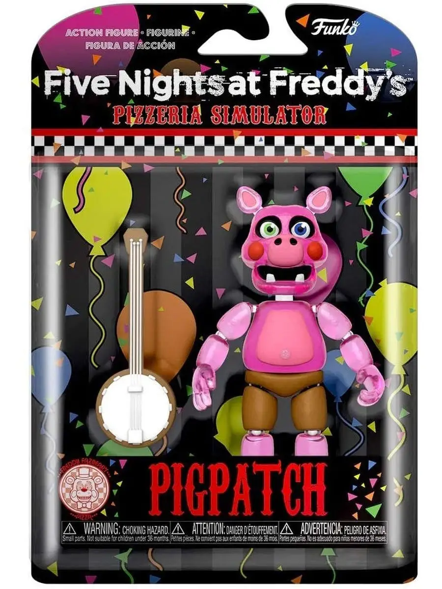 Фигурка Пигпатч Фнаф (FNAF Pizza Simulator Pigpatch figure) Funko 27769750  купить в интернет-магазине Wildberries