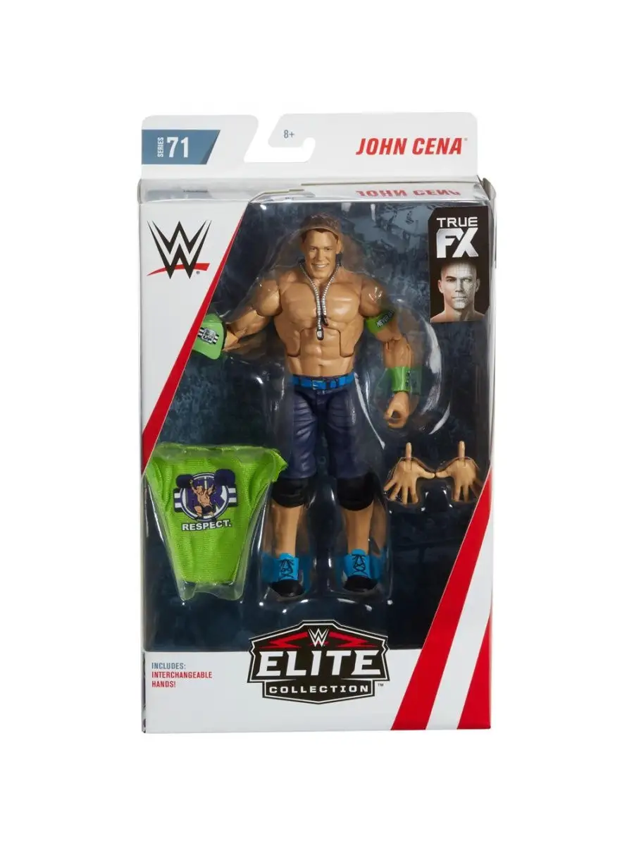 Подвижная фигурка Джон Сина (WWE John Cena Action Figure) Mattel 27774790  купить в интернет-магазине Wildberries