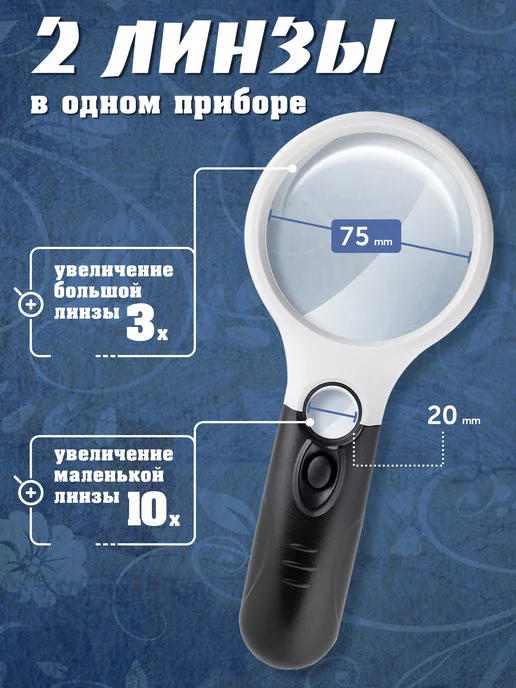 ART&SHOP Лупа с подсветкой, вариант