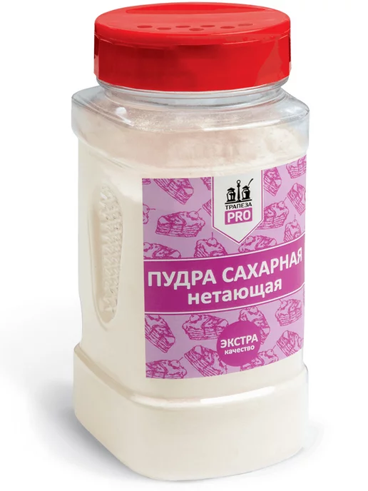 ТРАПЕЗА Сахарная пудра нетающая 400 г дозатор, 400 г, фото 3
