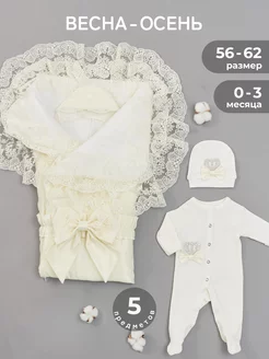 Конверт на выписку весна набор новорожденному Luxury Baby 27915509 купить за 3 239 ₽ в интернет-магазине Wildberries