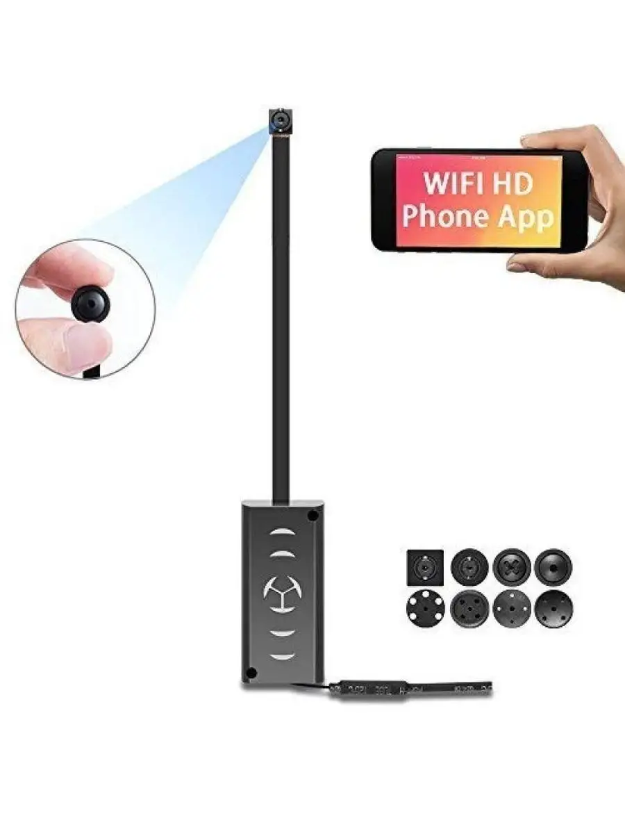 Мини WIFI Камера Шнурок просмотр с тел Spy Gear 27990649 купить в  интернет-магазине Wildberries