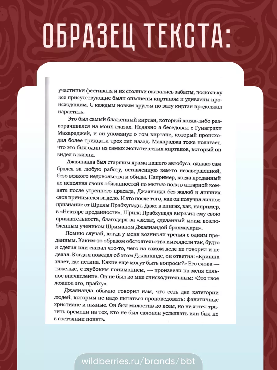 День из жизни Джаянанды Тхакура. BBT 28037682 купить за 600 ₽ в  интернет-магазине Wildberries