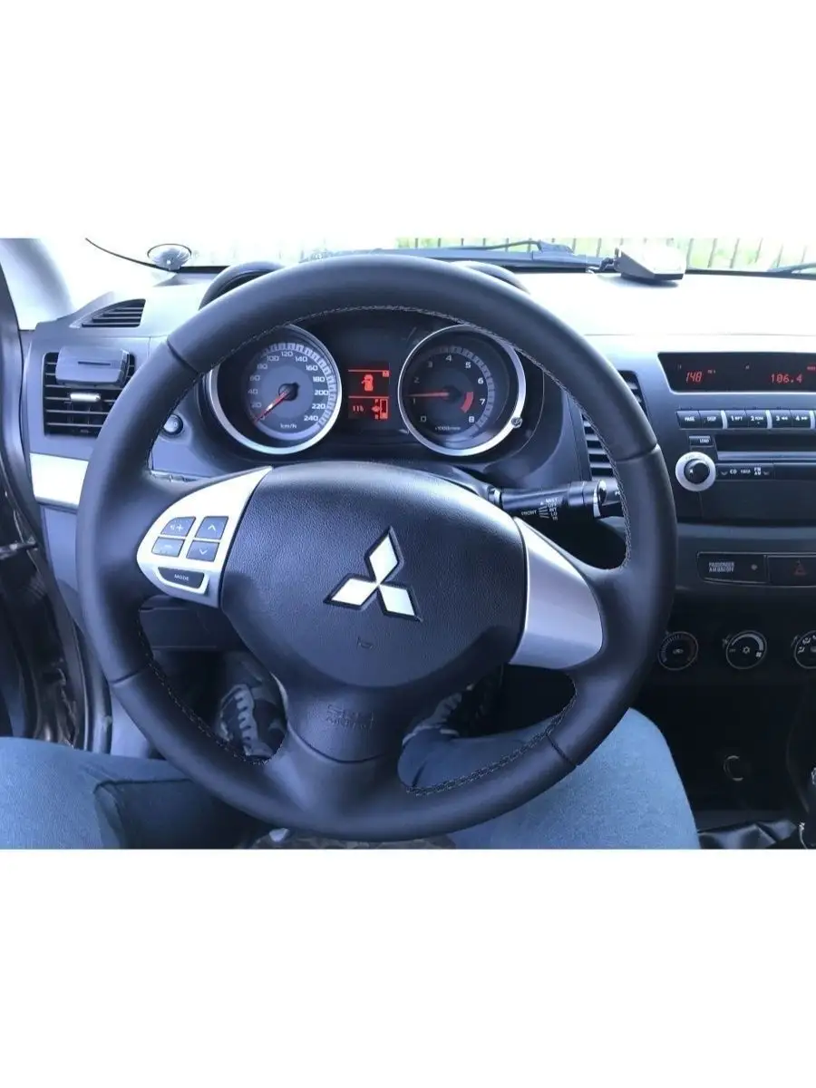 Оплетка на руль Mitsubishi Lancer X (Митцубиси Лансер 10) РУЛИ-М 28098446  купить за 1 281 ₽ в интернет-магазине Wildberries