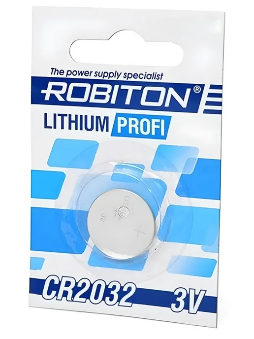 Robiton Батарейка CR2032 Lithium 3 V - 1 шт, 1 шт, фото 2