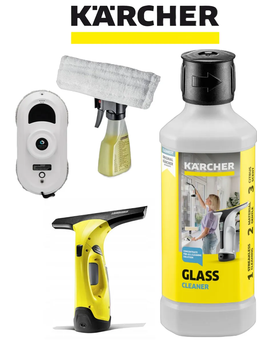 Средство для мытья окон, стекол и зеркал RM 500 Керхер Karcher 28190567  купить за 724 ₽ в интернет-магазине Wildberries