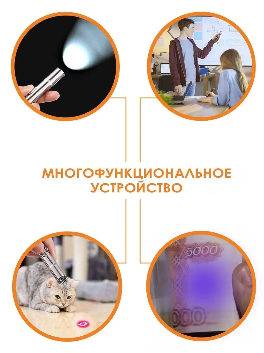 Лазерная указка, игрушка для кошек и собак SimpleShop 28256029 купить за  278 ₽ в интернет-магазине Wildberries