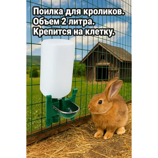 Чашечная поилка для кроликов