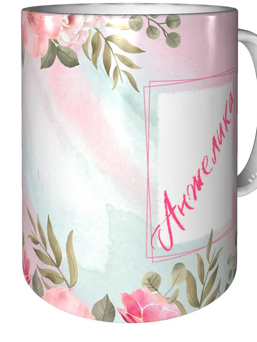 grand cadeaux Кружка именная Анжелика - стандартная, вариант, фото 2