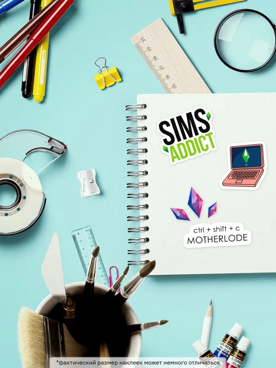 The Sims (Симс) наклейки на телефон Sticker Universe 28343733 купить за 179  ₽ в интернет-магазине Wildberries