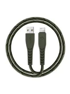 Кабель NyloFlex USB-A to Lightning MFI C89 Green 1.5m Energea 28407334 купить за 1 506 ₽ в интернет-магазине Wildberries