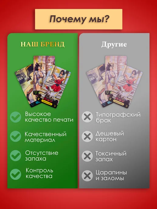 Аввалон - Ло Скарабео Гадальные Карты Эротическое Таро Манара Инструкция по QR код, 78 шт, фото 8