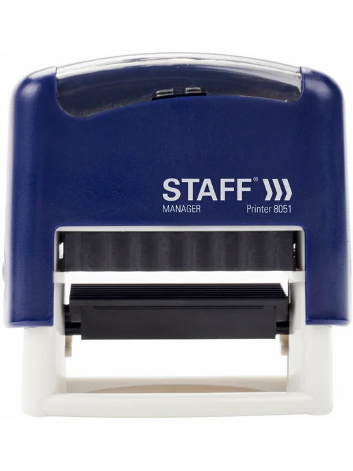 STAFF Печать самонаборная 3-стр штамп 38х14 мм, касса, 38x14 мм, фото 8