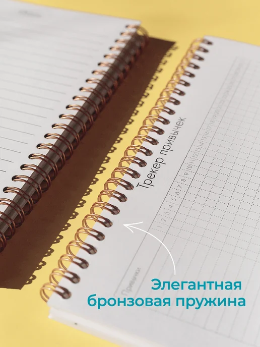 BlossomPlan Планер Ежедневник на пружине 2027 А5 недатированный, вариант, фото 3