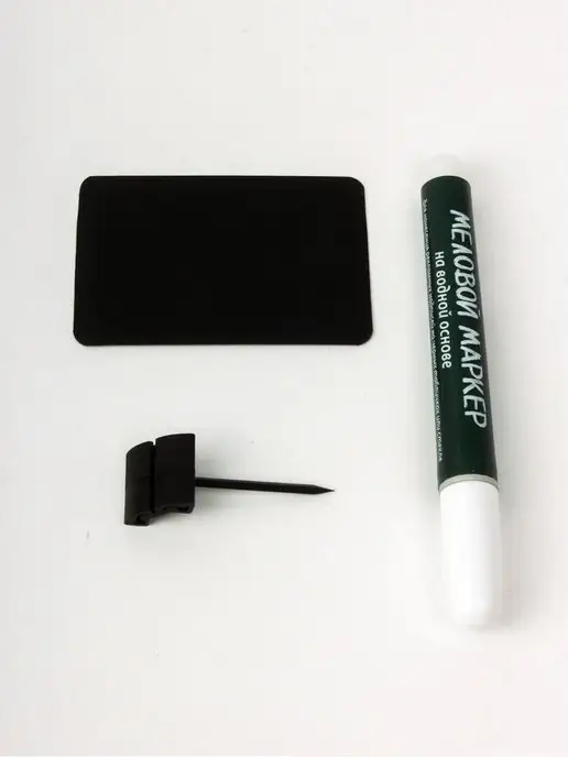 ChalkShop Набор ценников А8 с черной иголкой 50шт, 50 шт, фото 3