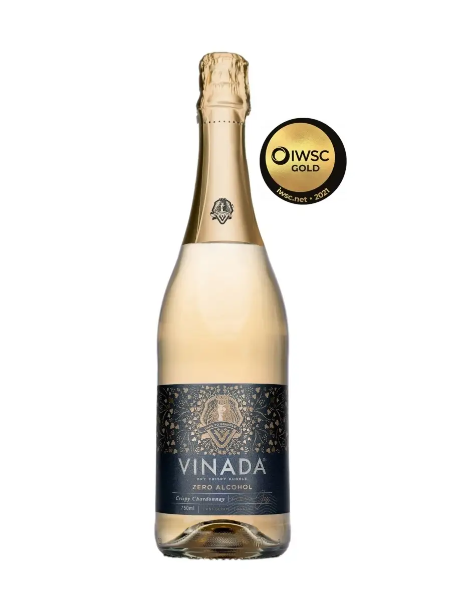 Безалкогольное игристое вино Crispy Chardonnay (0%) 750 ml VINADA 28713605  купить в интернет-магазине Wildberries