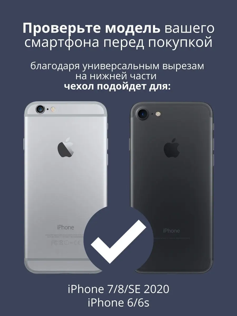 Чехол для Apple iPhone 7/8/SE2020/6/6s Myrtille 28730419 купить в  интернет-магазине Wildberries