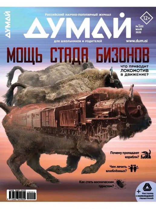 ДУМАЙ Российский научно-популярный журнал "ДУМАЙ" - №19, №9