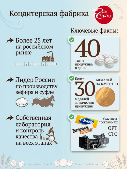 Жизель Зефир в йогуртовой глазури ваниль 500 г нежный десерт к чаю, 500 г, фото 7