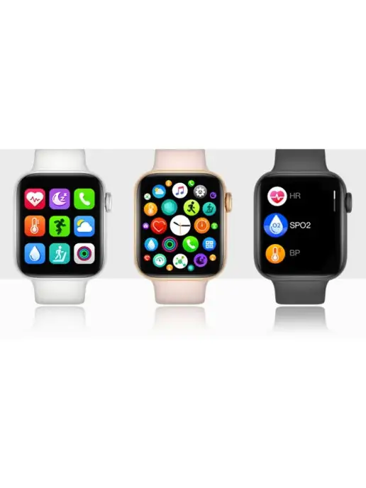 BandRate Smart Фитнес-браслет часы наручные на подарок, черный, фото 4