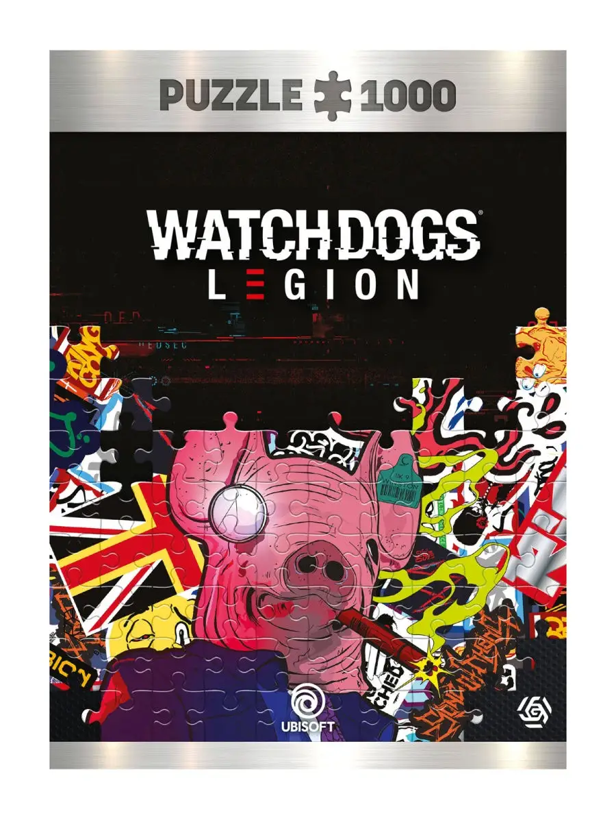 Пазл Watch Dogs Legion Pig Mask - 1000 элементов/Watch Dogs GOOD LOOT  28781226 купить в интернет-магазине Wildberries