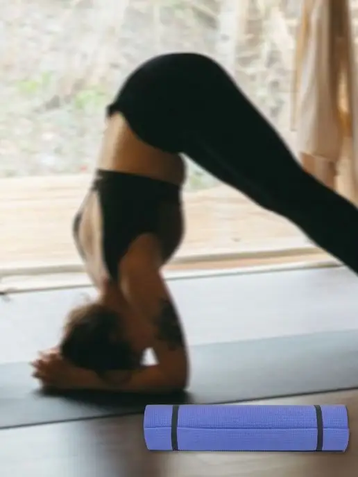 Sundays Fitness Фитнес коврик для йоги и фитнеса коврик для спорта для детей, голубой, фото 2