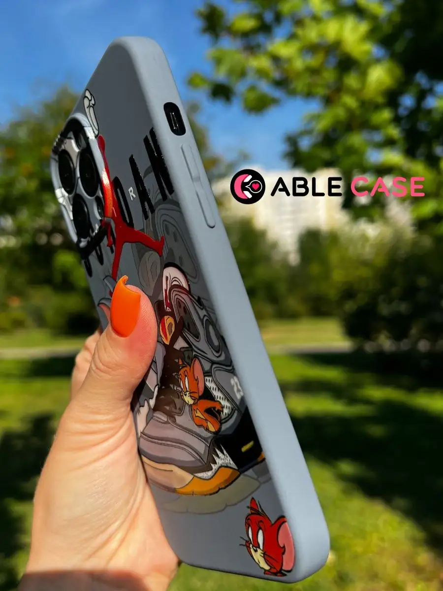 Чехол на iPhone 12 Pro Max с принтом силиконовый Able case 28789611 купить  в интернет-магазине Wildberries